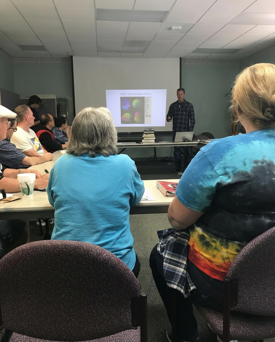 Presentation at St. Jude's Brain Injury Network about SPECT scans